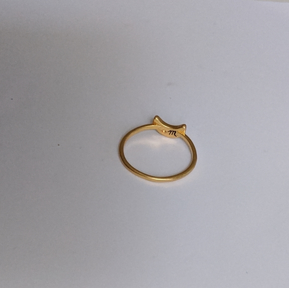NWT Madewell Crescent Moon Ring Size 8 - Picture 6 of 11